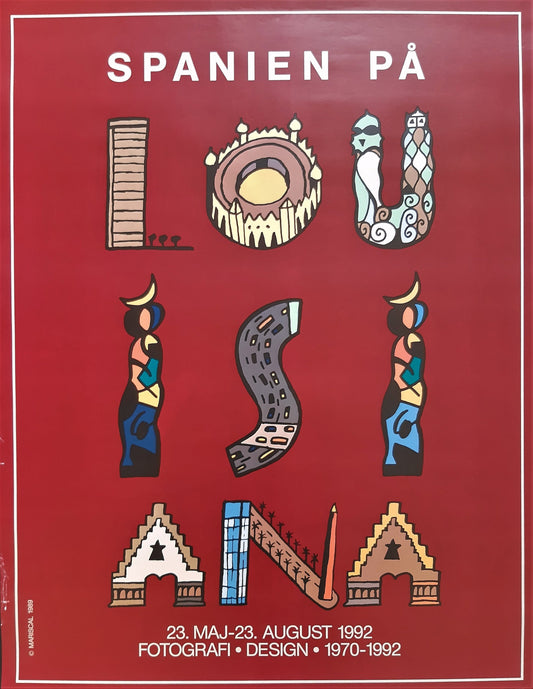 Javiel Mariscal museum exhibition poster - 25.7"×33.3" (65.2×84.5cm)