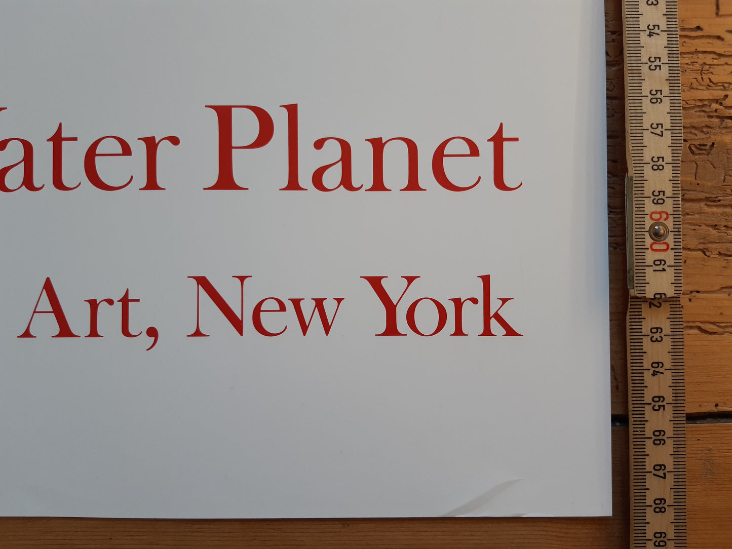 James Rosenquist original art poster - 30.9"×27.0" (78.5×68.5cm)