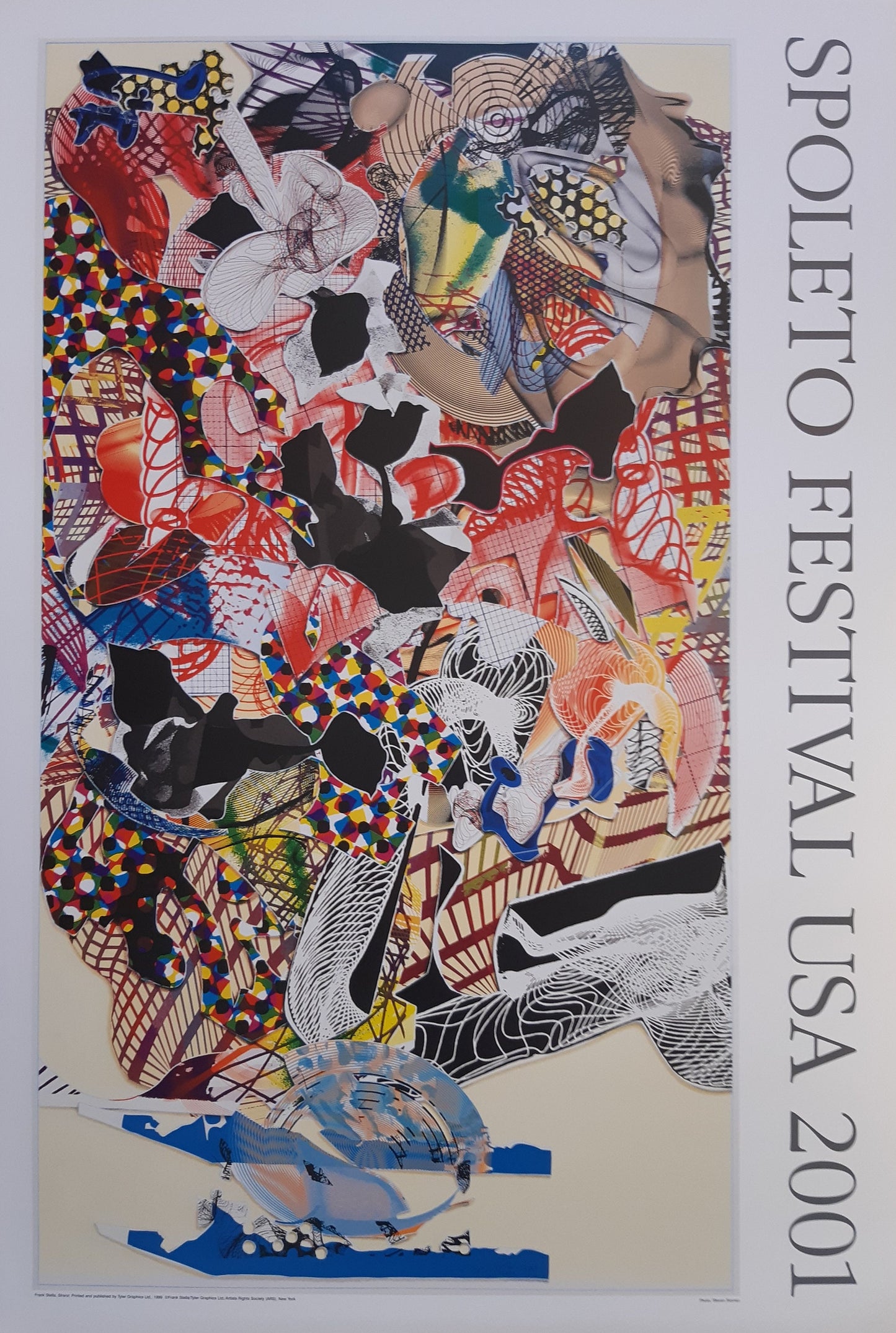 Frank Stella original art poster - 26.0"×38.4" (66×97.5cm)