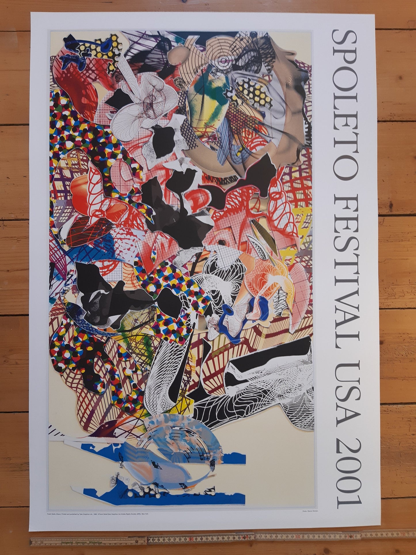 Frank Stella original art poster - 26.0"×38.4" (66×97.5cm)