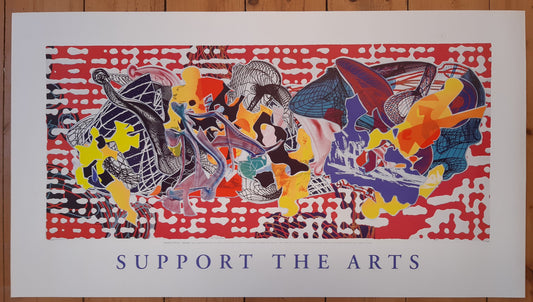 Frank Stella original art poster - 24.8"×45.3" (63×115cm)