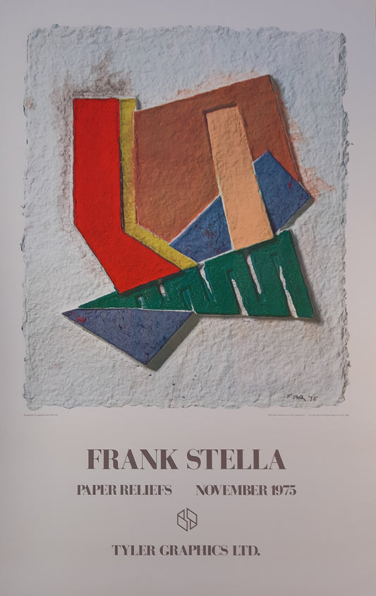 Frank Stella original art poster - 24.8"×38.8" (63×98.5cm)