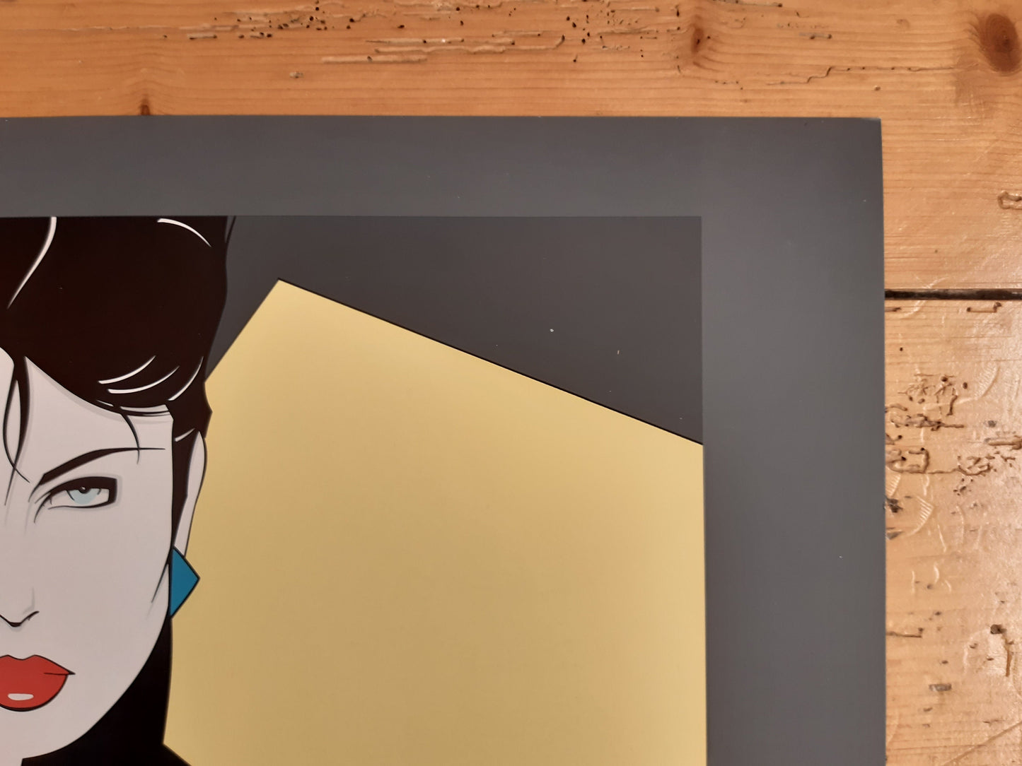Patrick Nagel original art poster - 17.9"×24.0" (45.5×61cm)