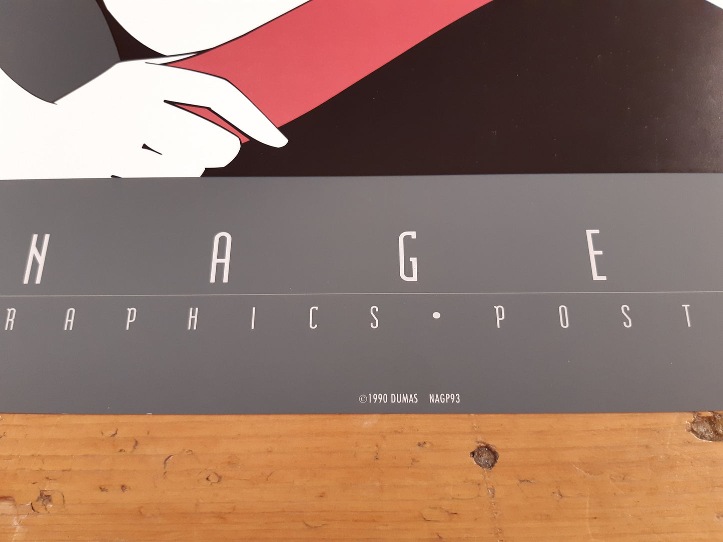 Patrick Nagel original art poster - 17.9"×24.0" (45.5×61cm)