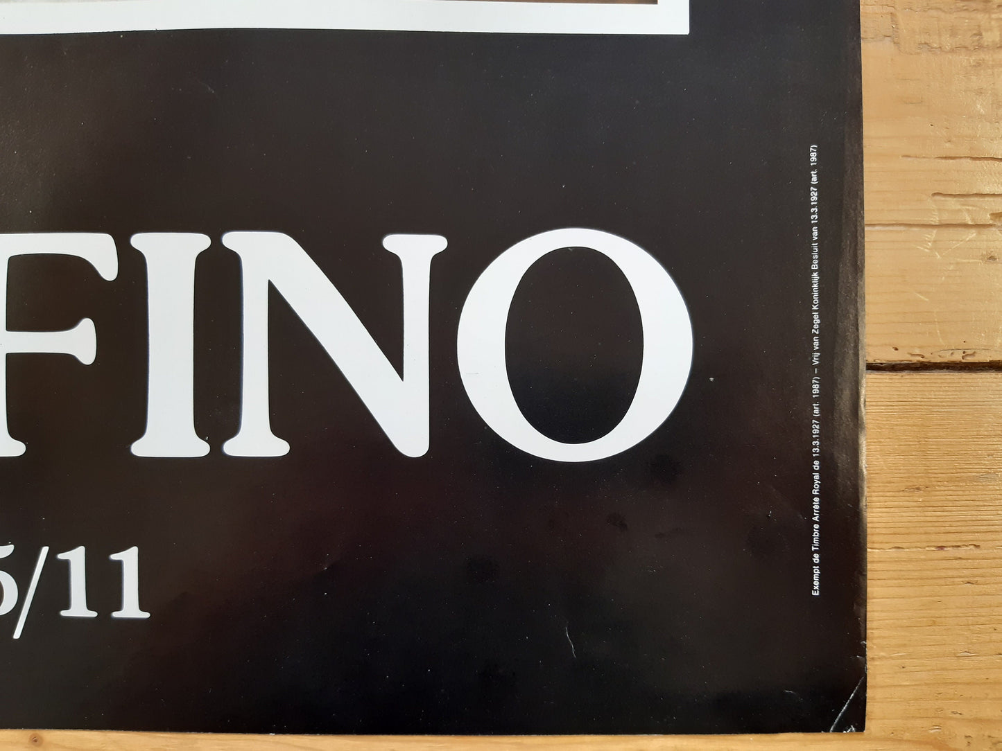 Linou Truffino original art poster - 19.8"×28.0" (50.3×71cm)
