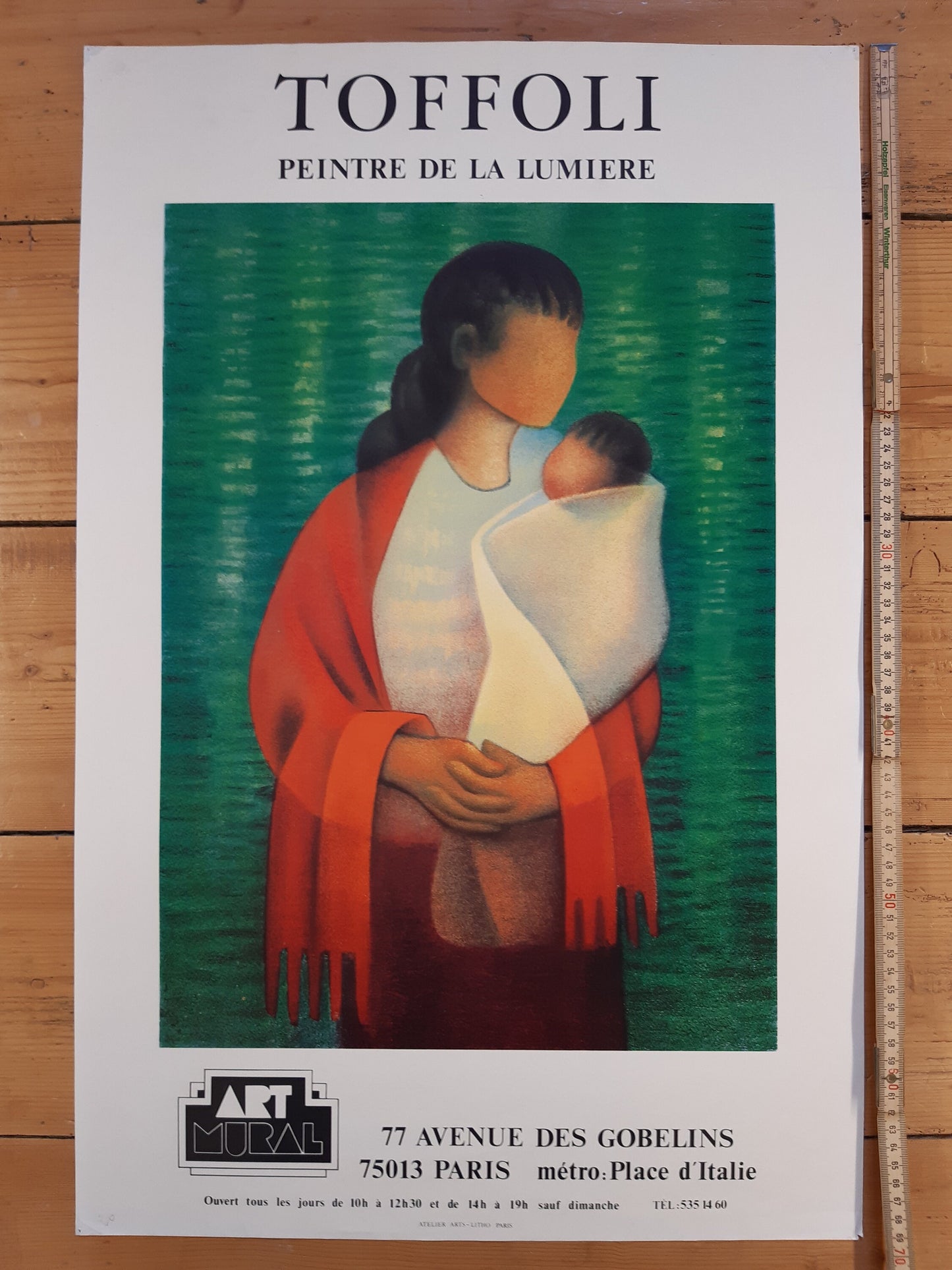 Louis Toffoli original art poster - 18.1"×27.6" (46×70cm)