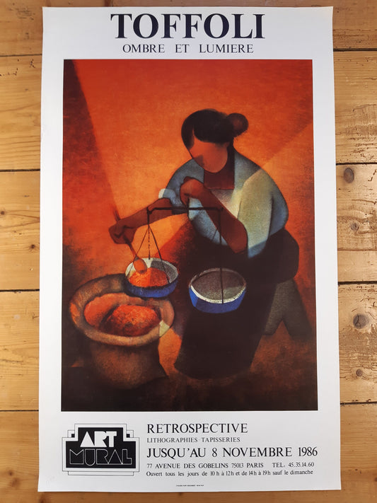 Louis Toffoli original art poster - 17.5"×28.7" (44.5×73cm)