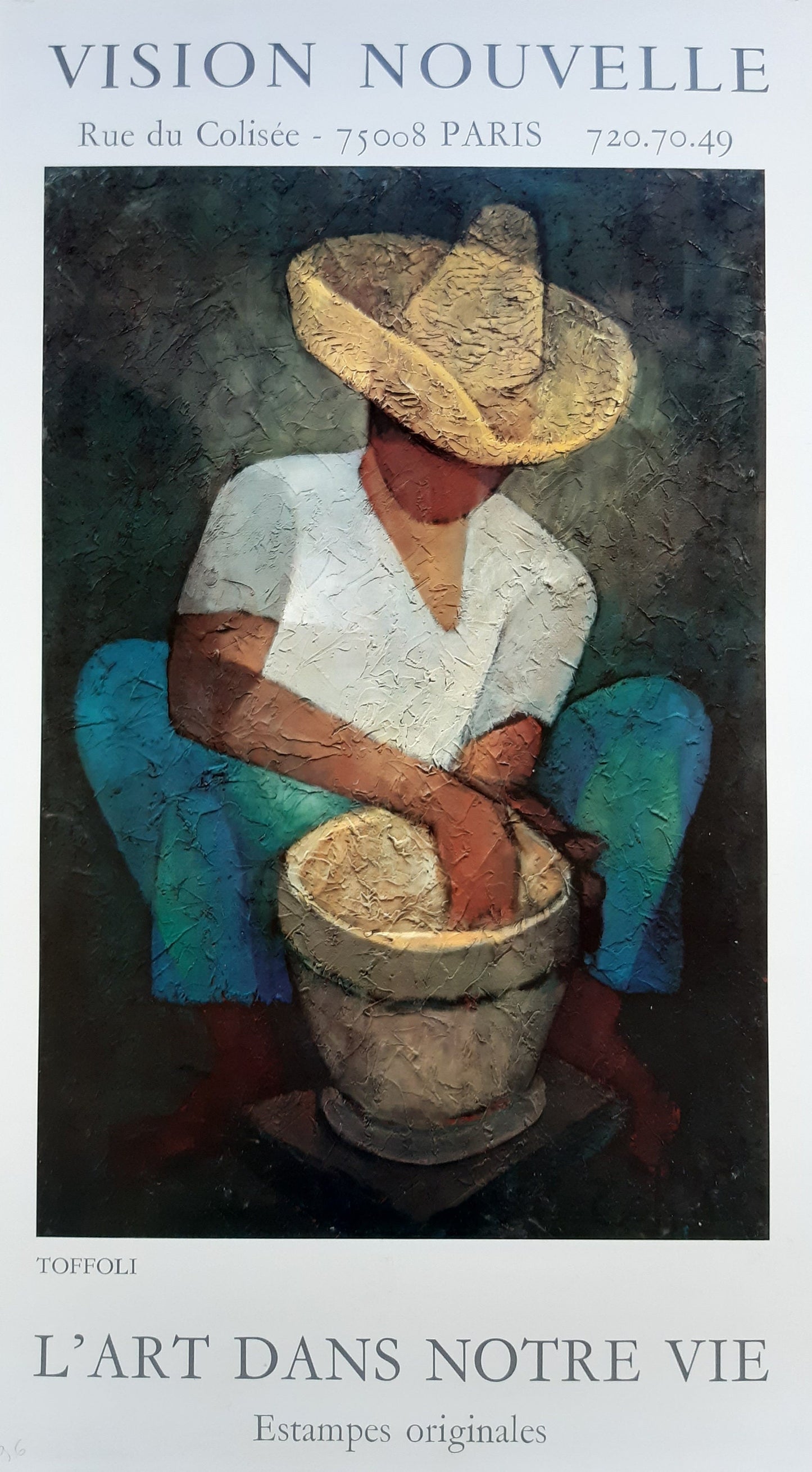 Louis Toffoli original art poster - 15.7"×27.6" (40×70cm)