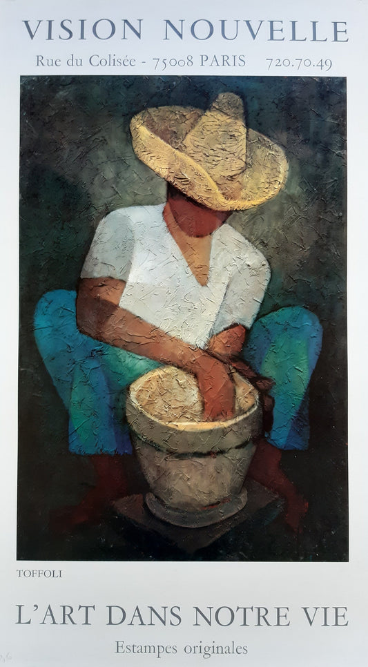 Louis Toffoli original art poster - 15.7"×27.6" (40×70cm)