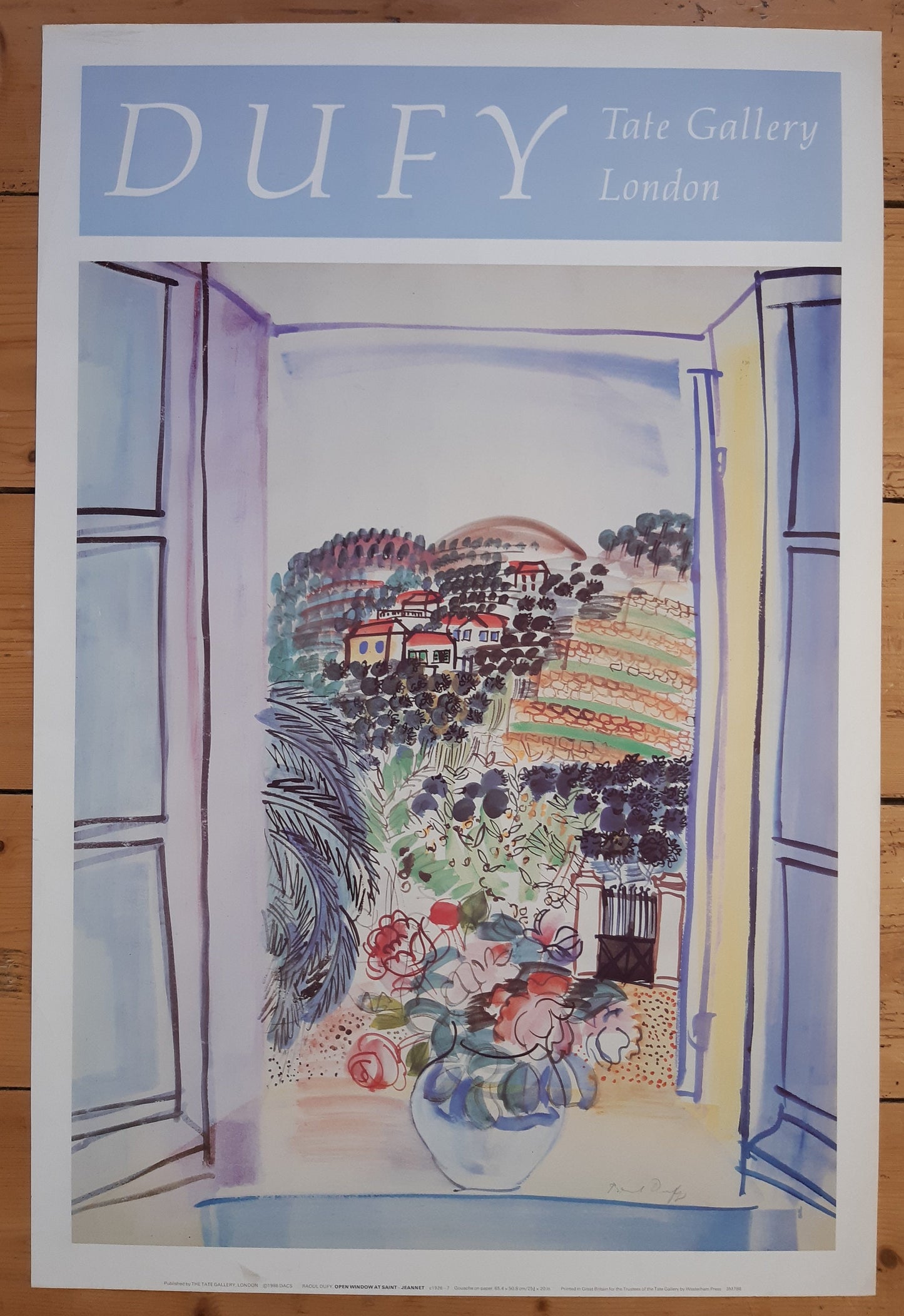 Raoul Dufy original art print - 20.1"×29.9" (51×76cm)