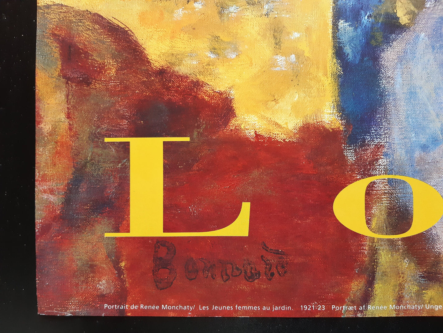 Pierre Bonnard original art poster - 33.3"×26.4" (84.5×67cm)