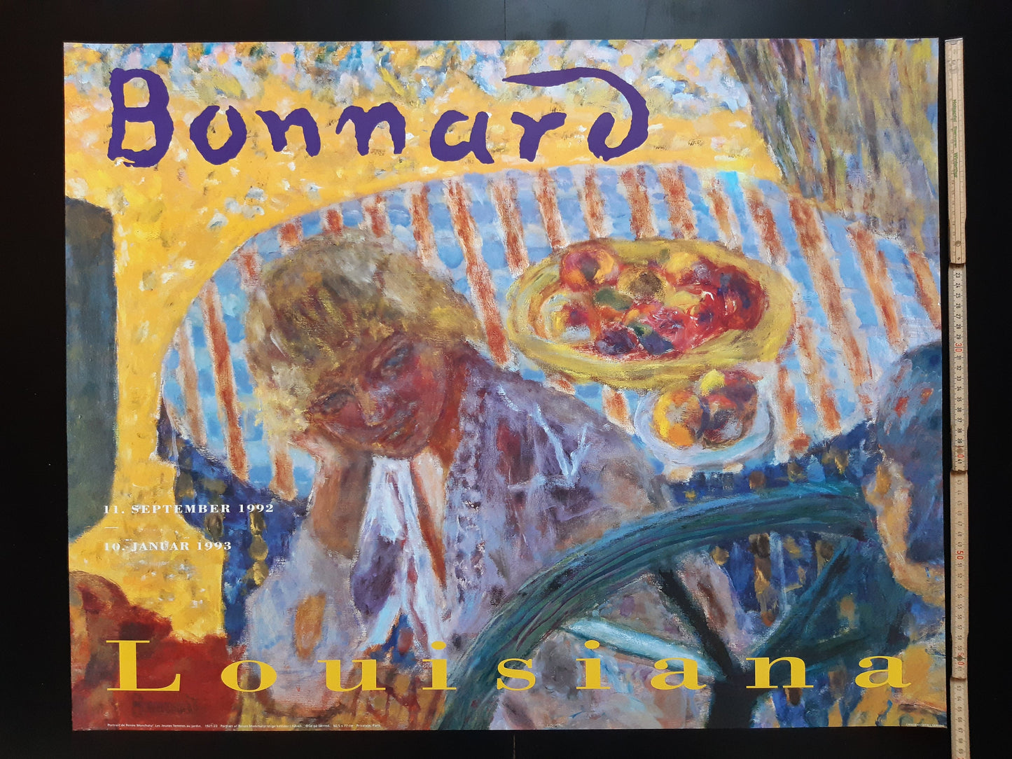 Pierre Bonnard original art poster - 33.3"×26.4" (84.5×67cm)