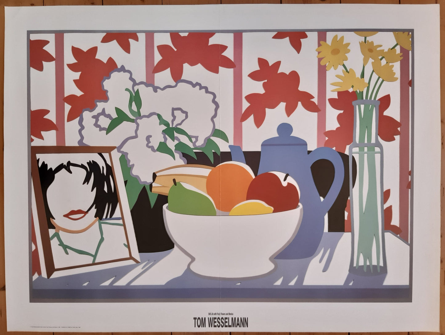 Tom Wesselmann large original art poster folded - 51.6"×39.0" (131×99cm)