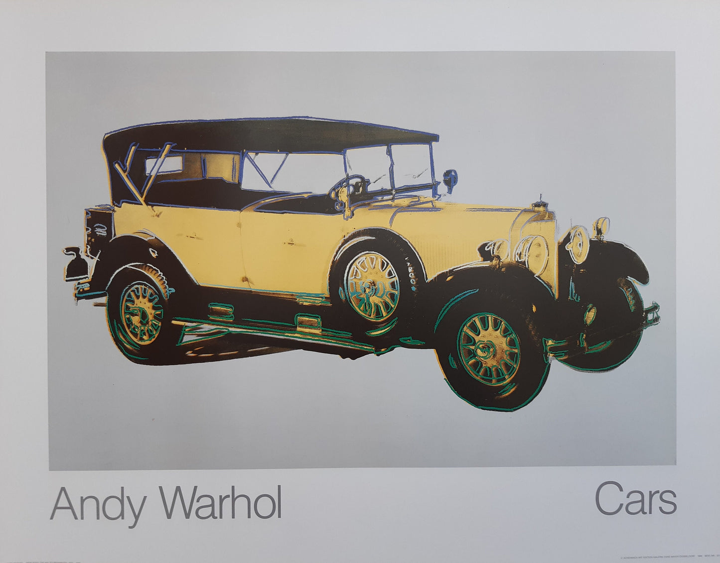 Andy Warhol original art Poster - 35.4"×27.6" (90×70cm)