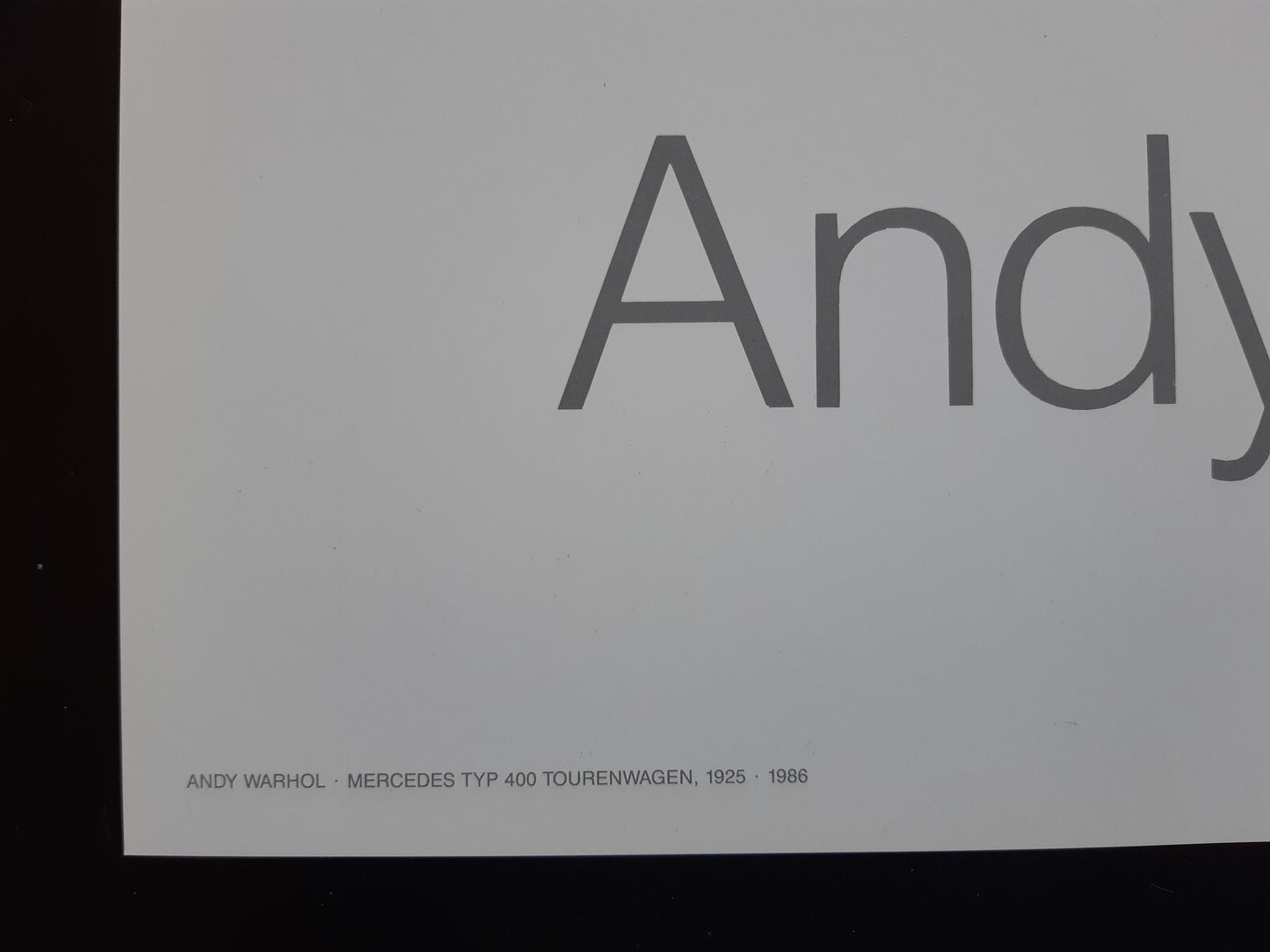 Andy Warhol original art Poster - 27.6"×35.4" (70×90cm)