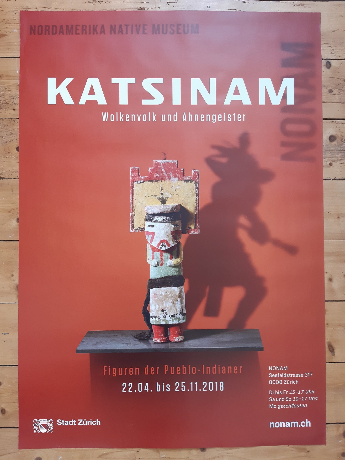 Native American museum poster - 35.4"×50.4" (90×128cm)