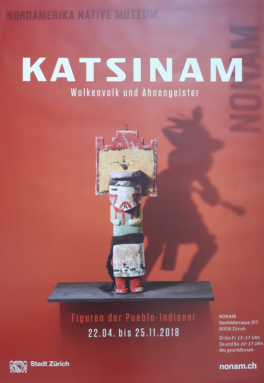 Native American museum poster - 35.4"×50.4" (90×128cm)