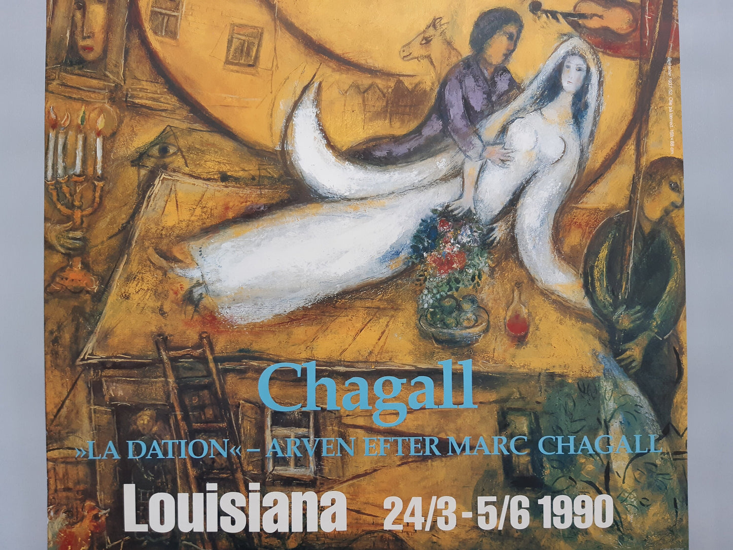Marc Chagall original art poster - 24.4"×47.0" (62×119.5cm)