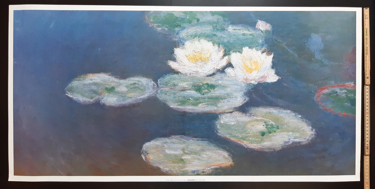 Claude Monet original art print - 19.7"×39.4" (50×100cm)