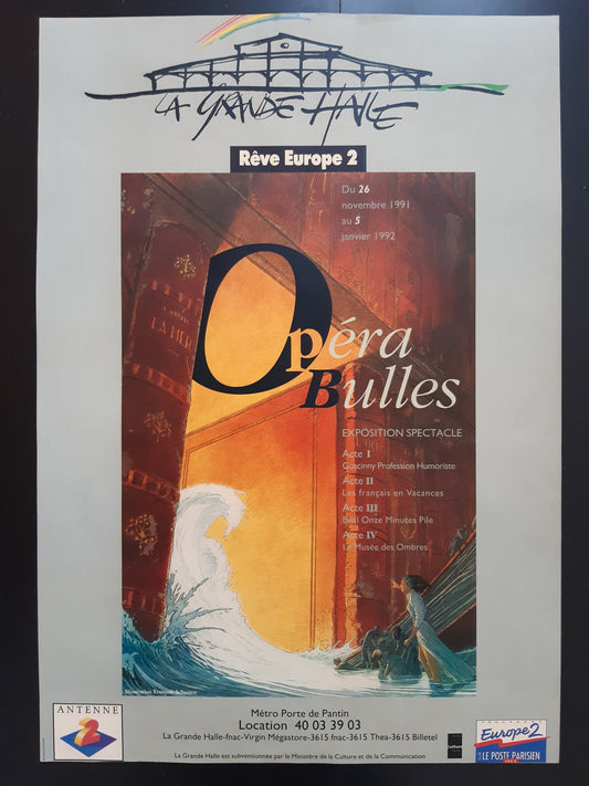 Schuiten original art exhibition poster - 15.7"×23.2" (40×59cm)