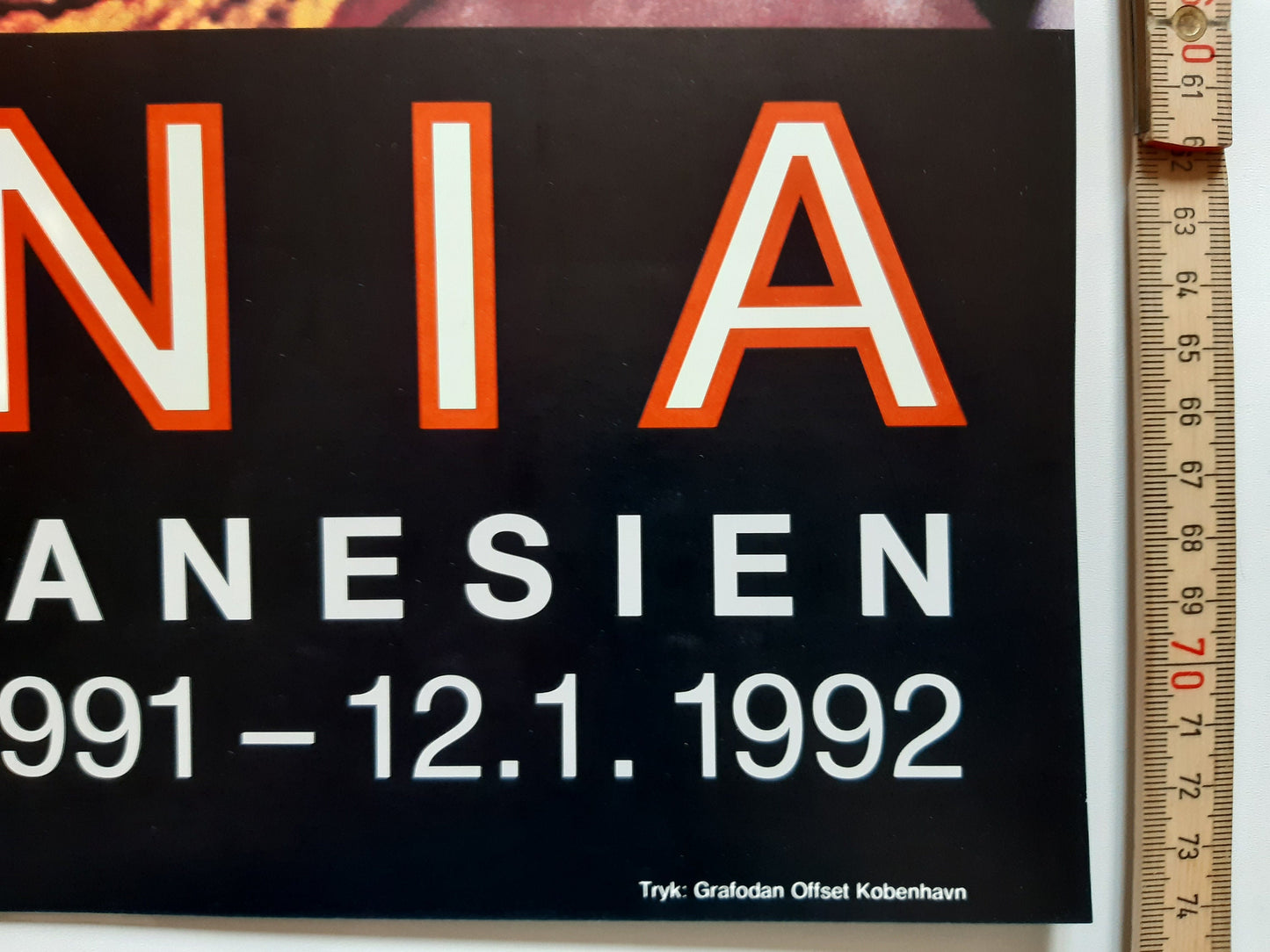 Oceania photo museum exhibition poster - 19.6"×29.1" (49.8×74cm)