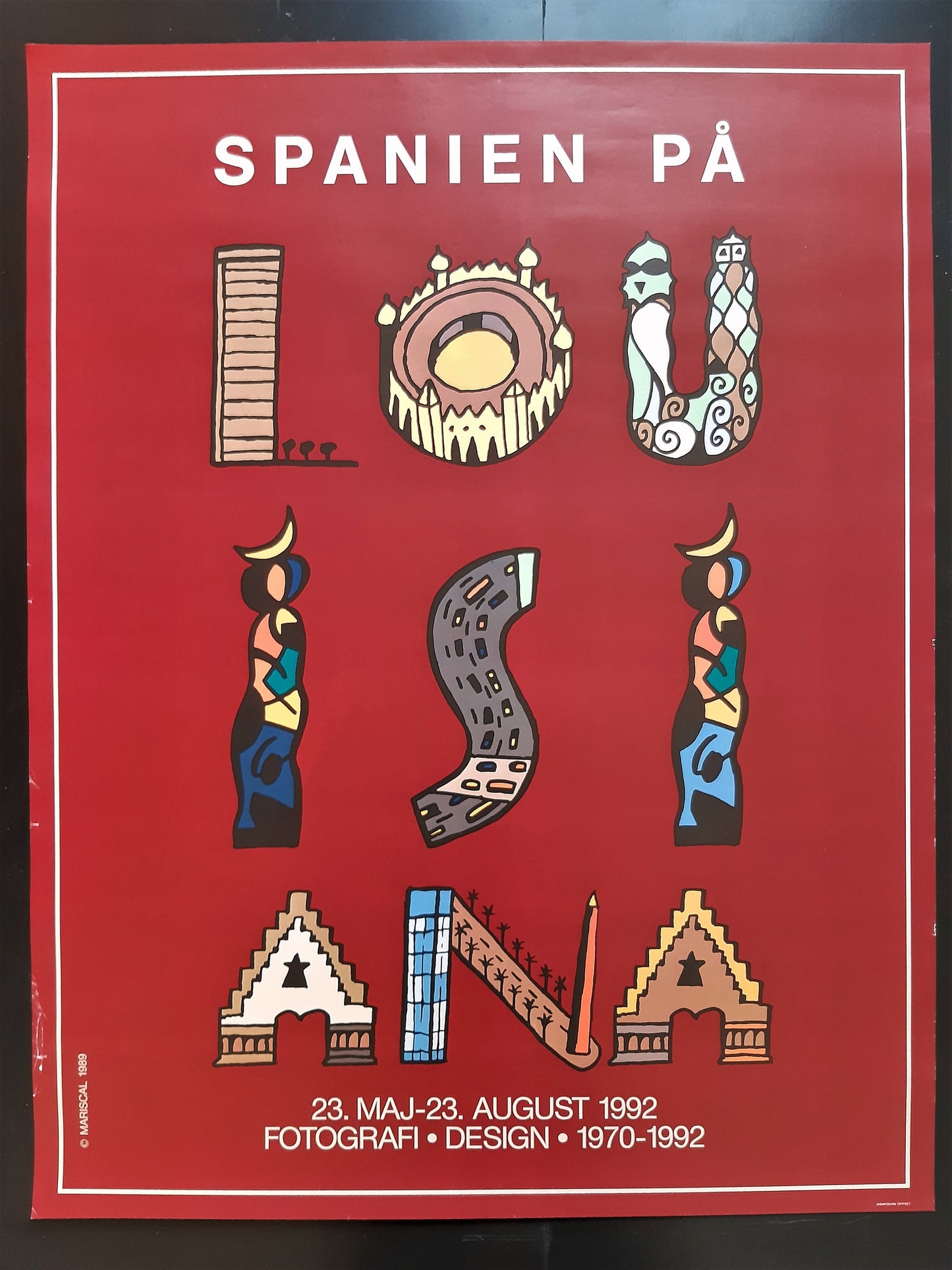 Javiel Mariscal museum exhibition poster - 25.7"×33.3" (65.2×84.5cm)