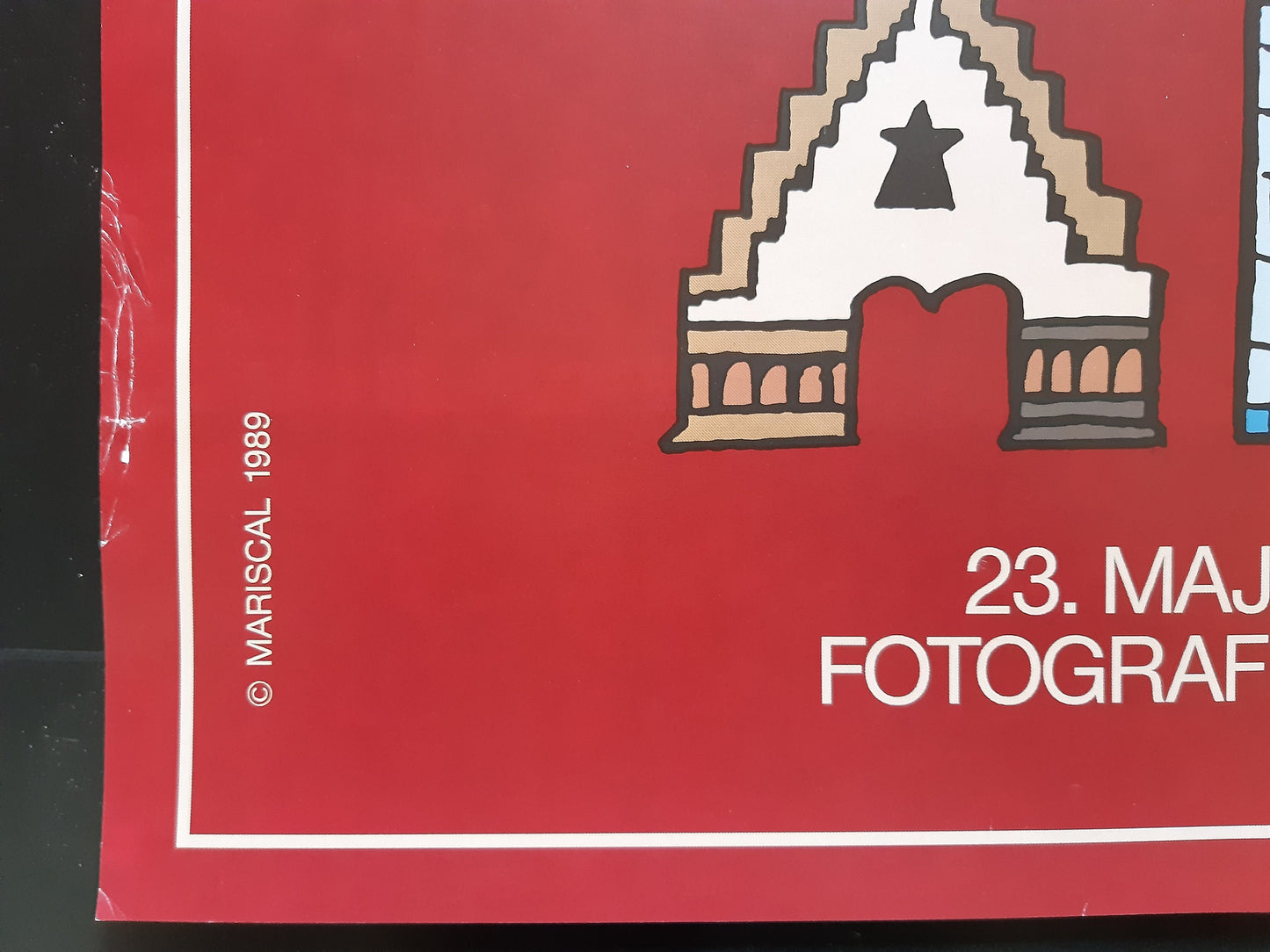 Javiel Mariscal museum exhibition poster - 25.7"×33.3" (65.2×84.5cm)