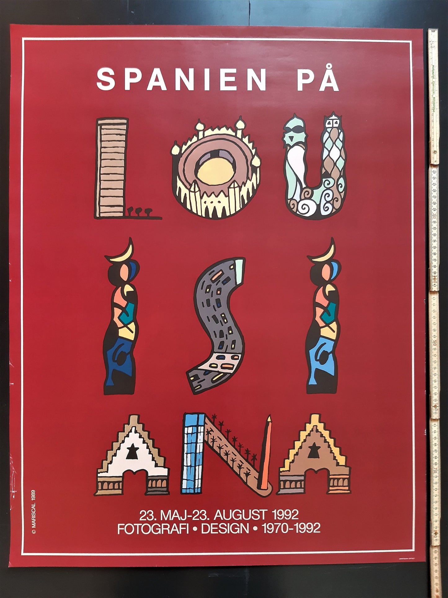 Javiel Mariscal museum exhibition poster - 25.7"×33.3" (65.2×84.5cm)
