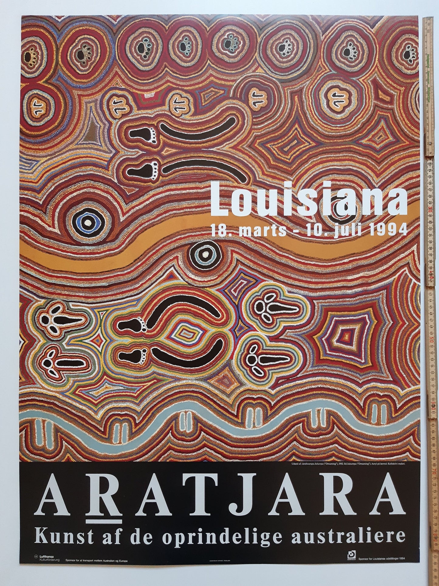 Aratjara Australia museum exhibition poster - 24.4"×33.3" (62×84.5cm)