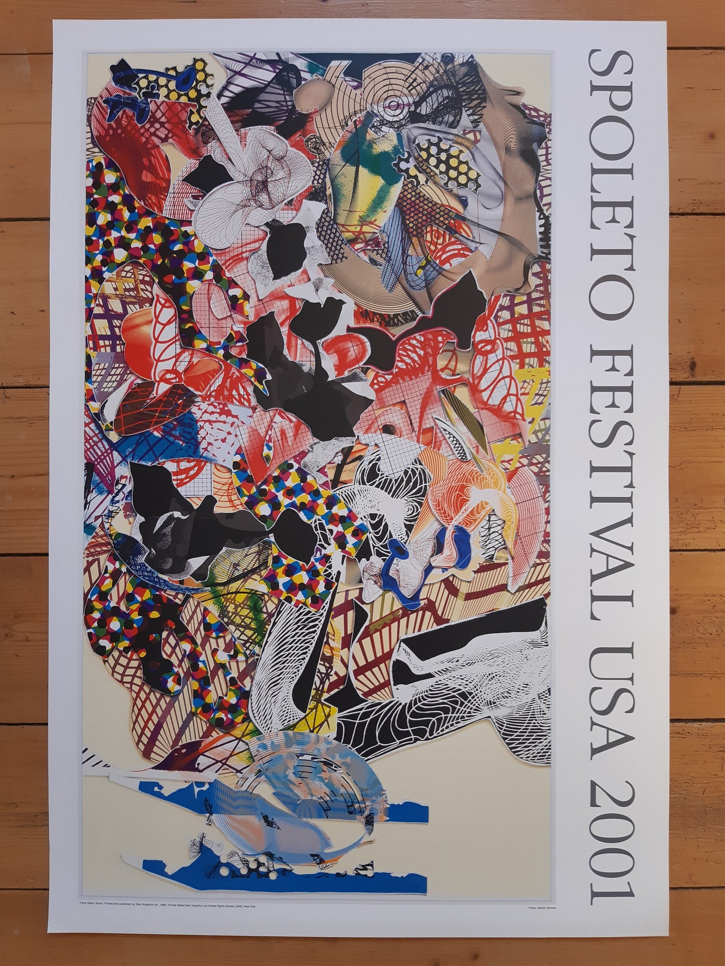 Frank Stella original art poster - 26.0"×38.4" (66×97.5cm)