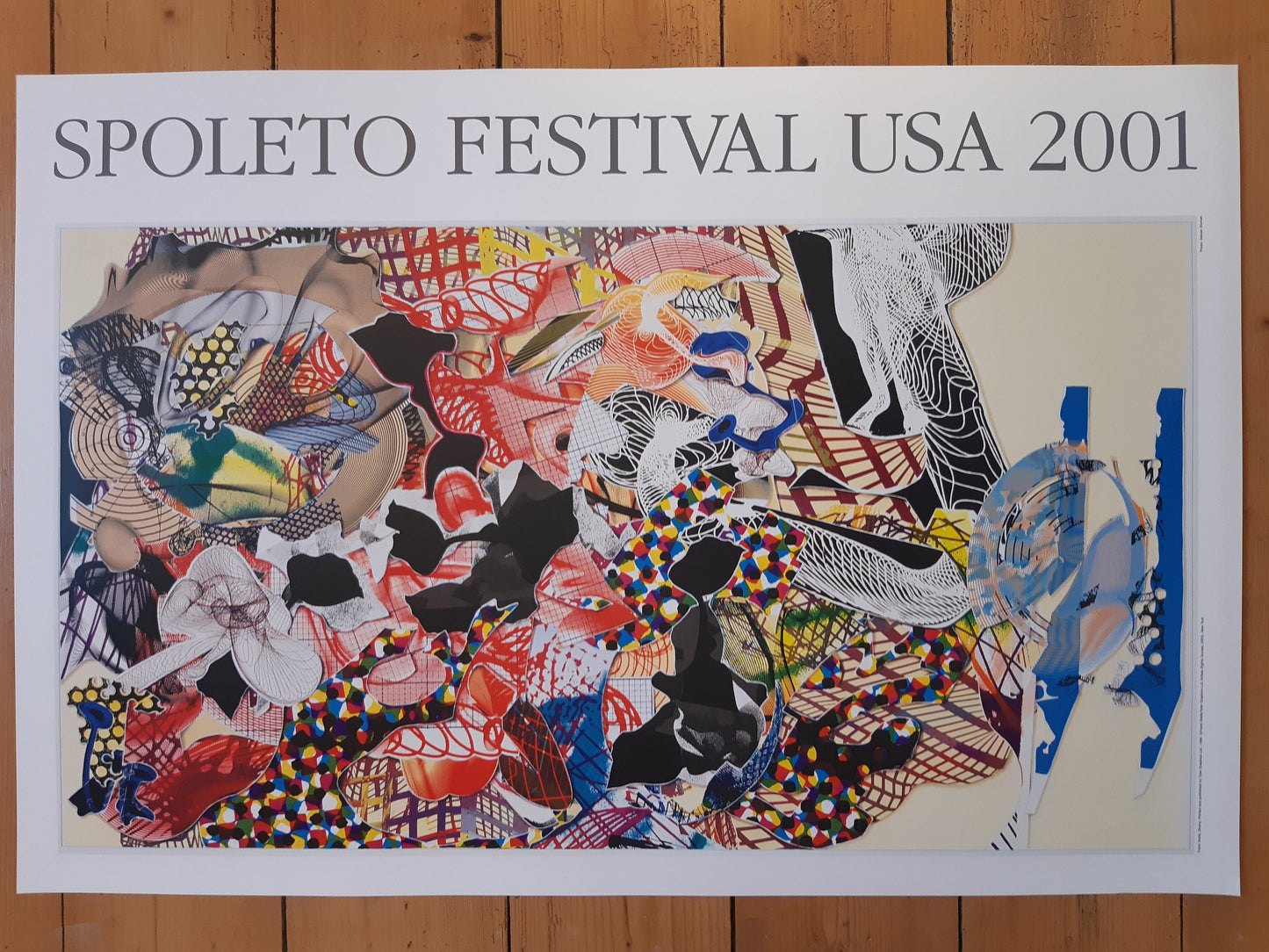 Frank Stella original art poster - 26.0"×38.4" (66×97.5cm)