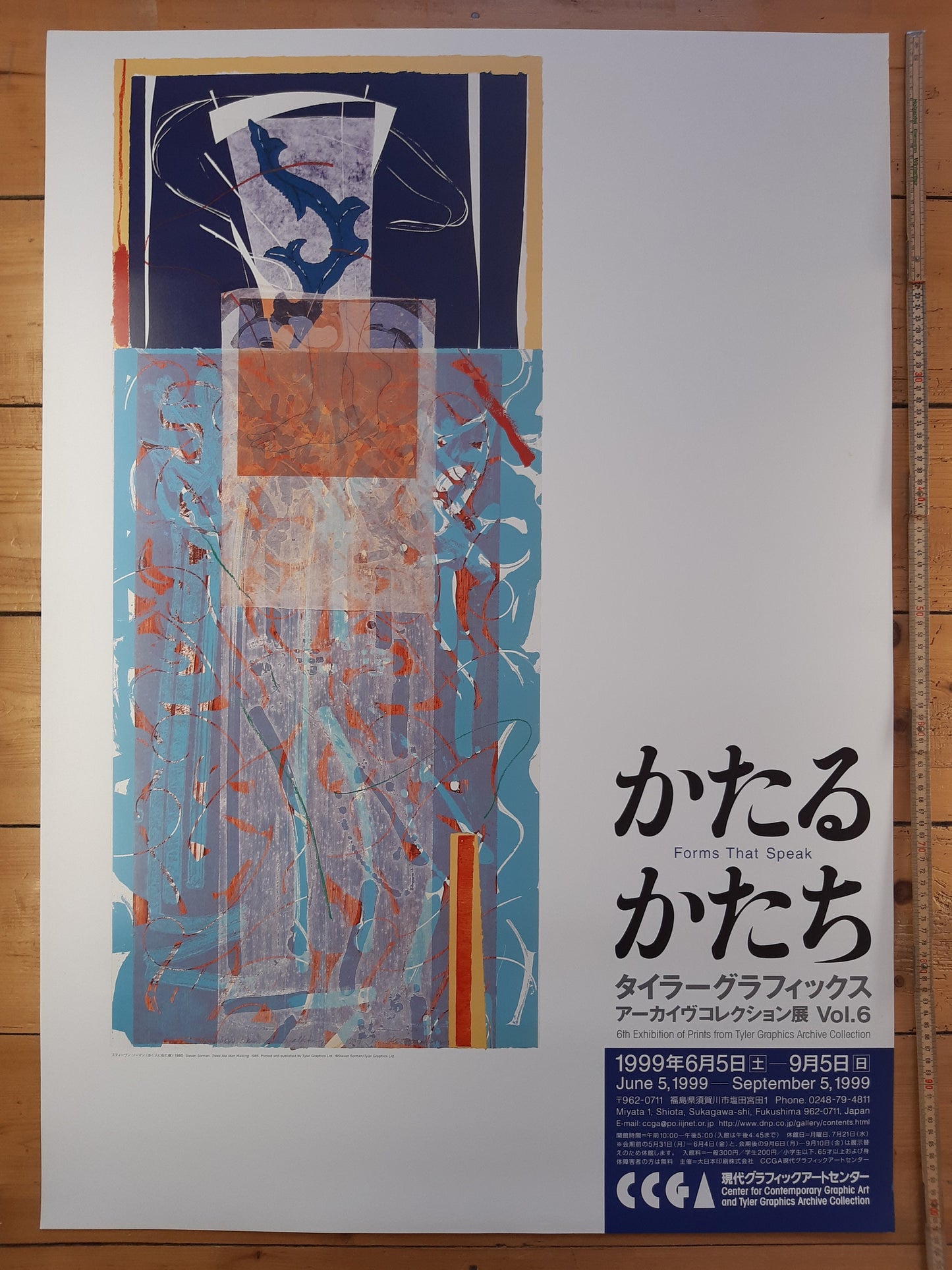 Steven Sorman original art poster - 28.5"×40.6" (72.5×103cm)