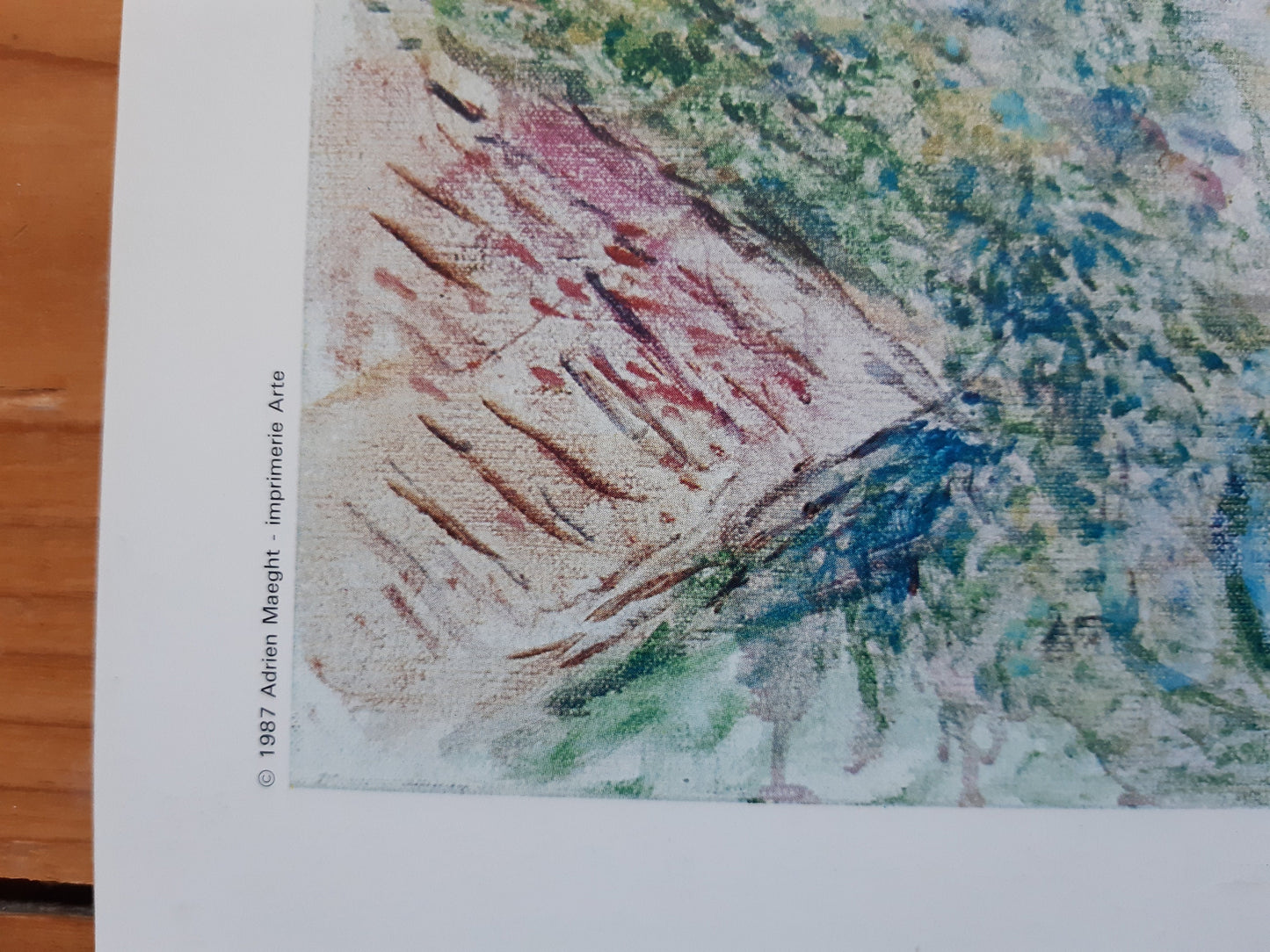 Marc Chagall original art poster - 25.2"×21.7" (64×55cm)