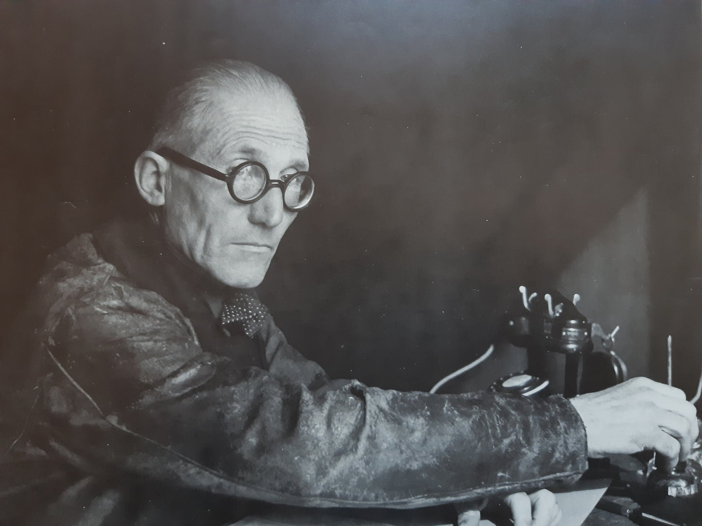 Le Corbusier original art poster - 13.8"×27.6" (35×70cm)