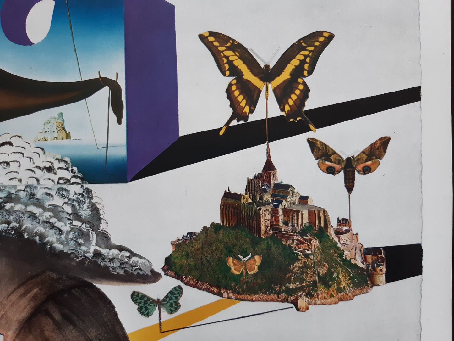 Dalí original travel poster - 14.4"×23.6" (36.5×60cm)