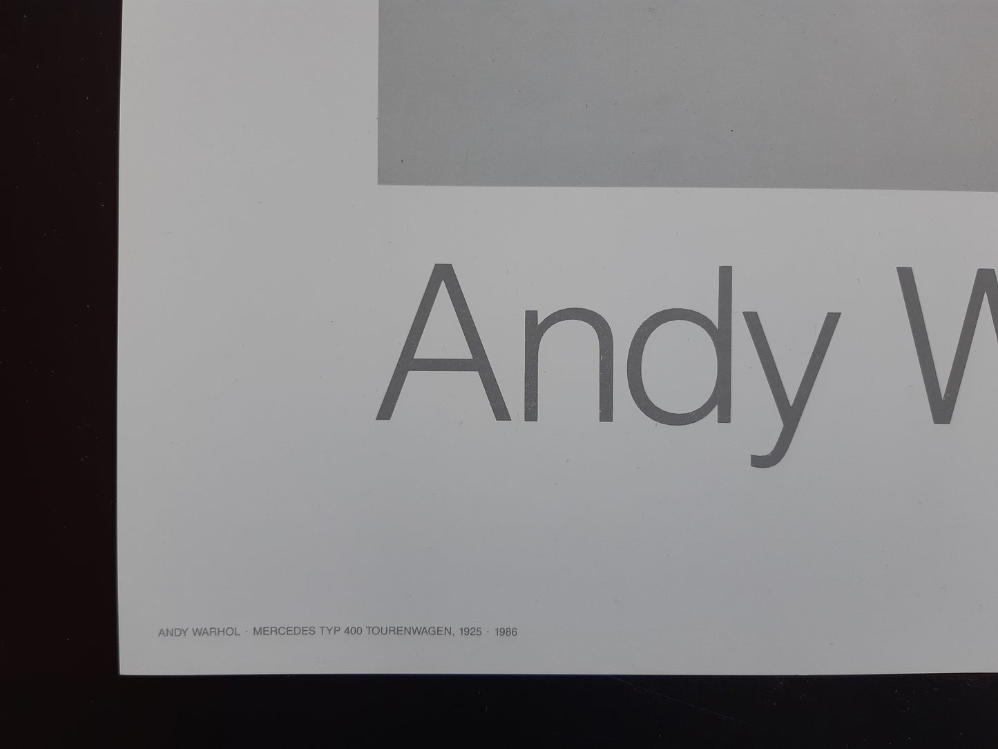 Andy Warhol original art Poster - 35.4"×27.6" (90×70cm)
