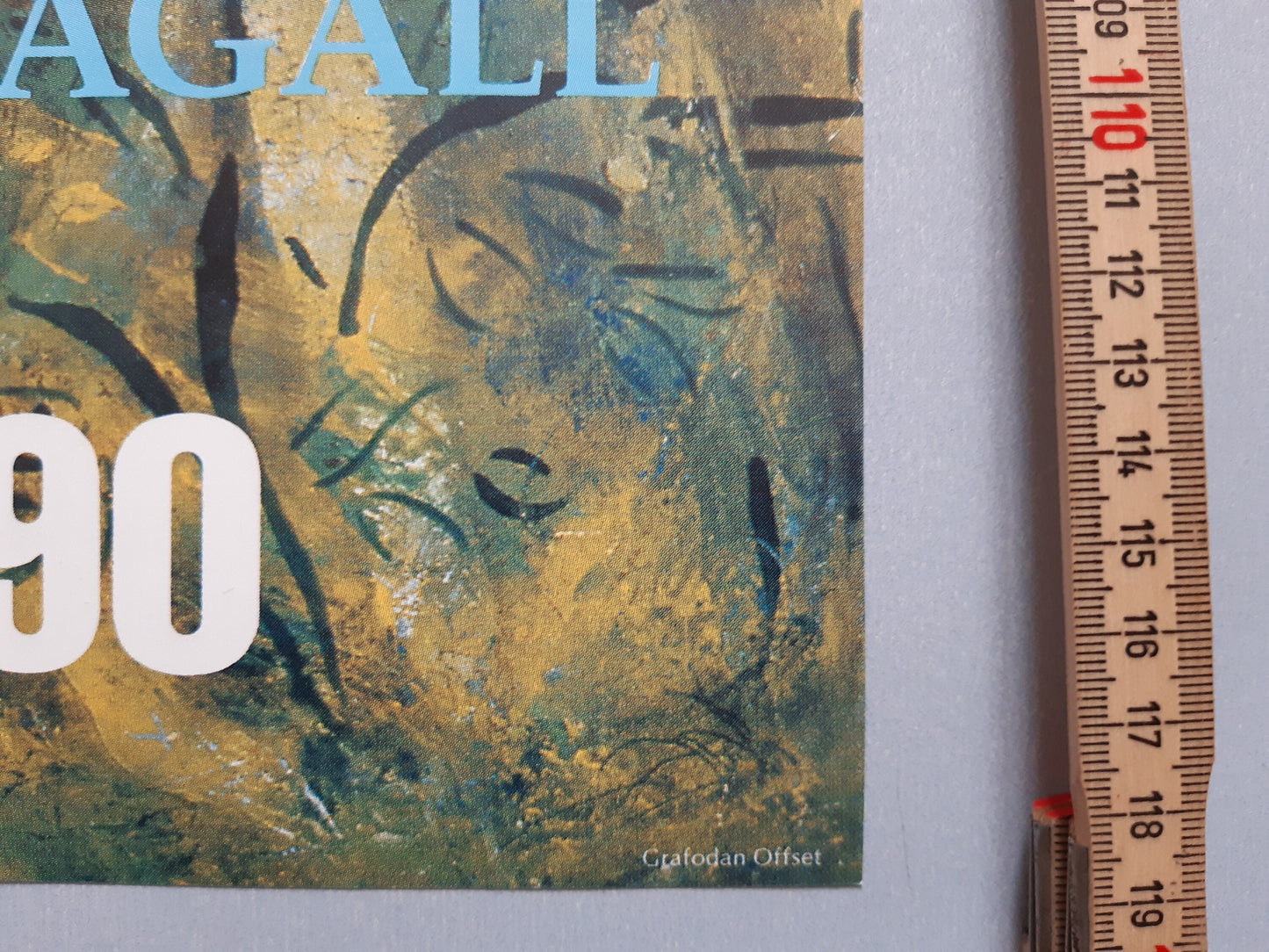 Marc Chagall original art poster - 24.4"×47.0" (62×119.5cm)