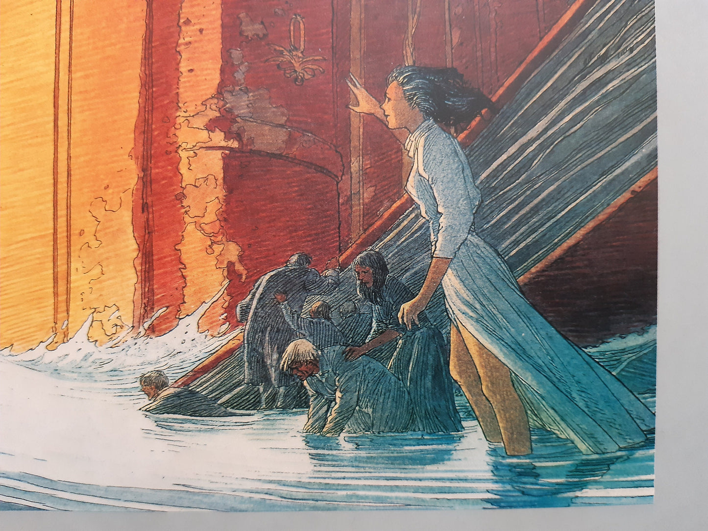 Schuiten original art exhibition poster - 15.7"×23.2" (40×59cm)