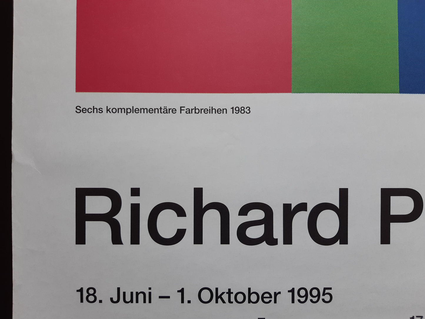 Richard Paul Lohse art exhibition poster - 27.6"×39.4" (70×100cm)