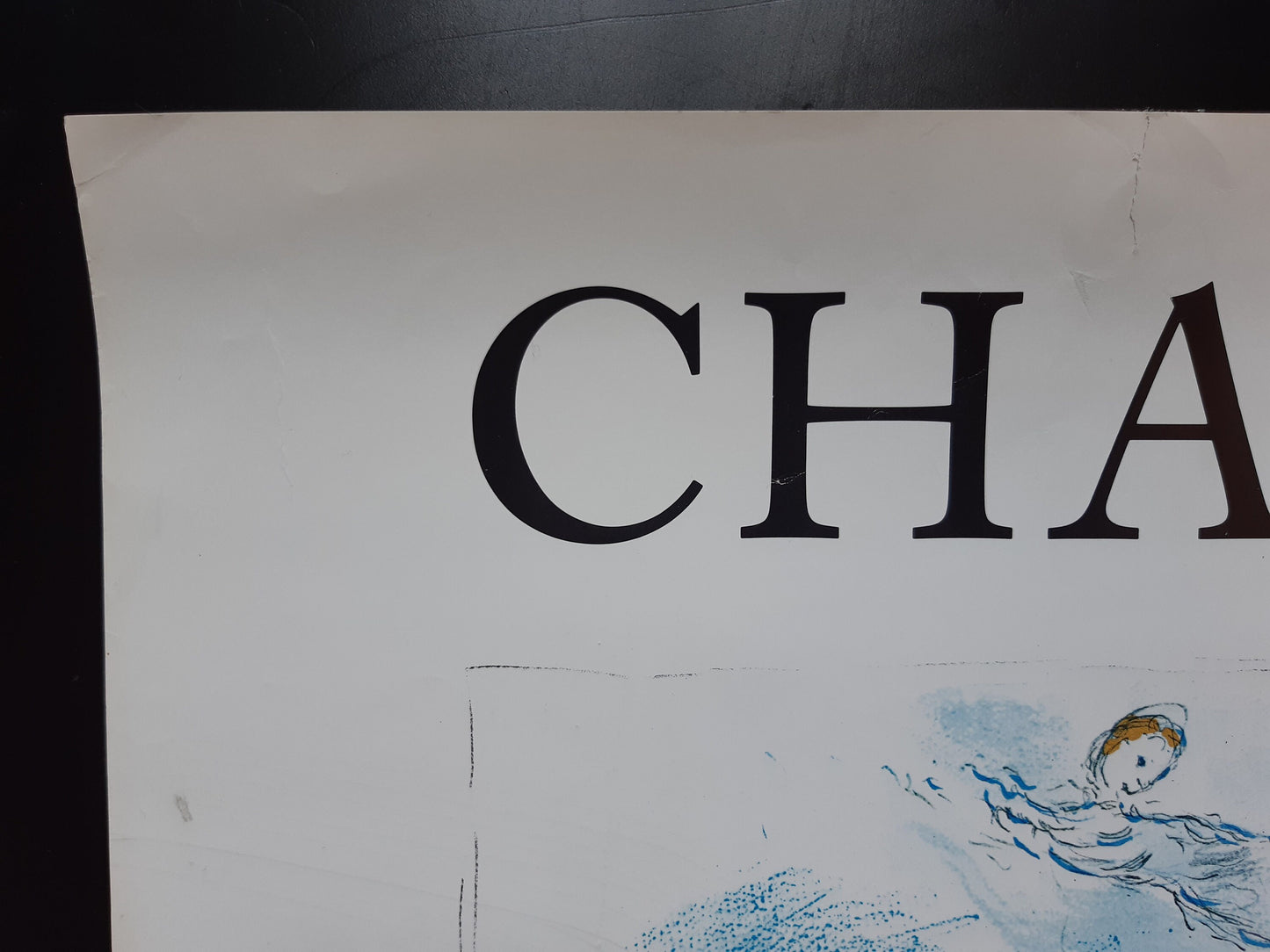 Marc Chagall original art poster - 22.6"×35.8" (57.5×91cm)