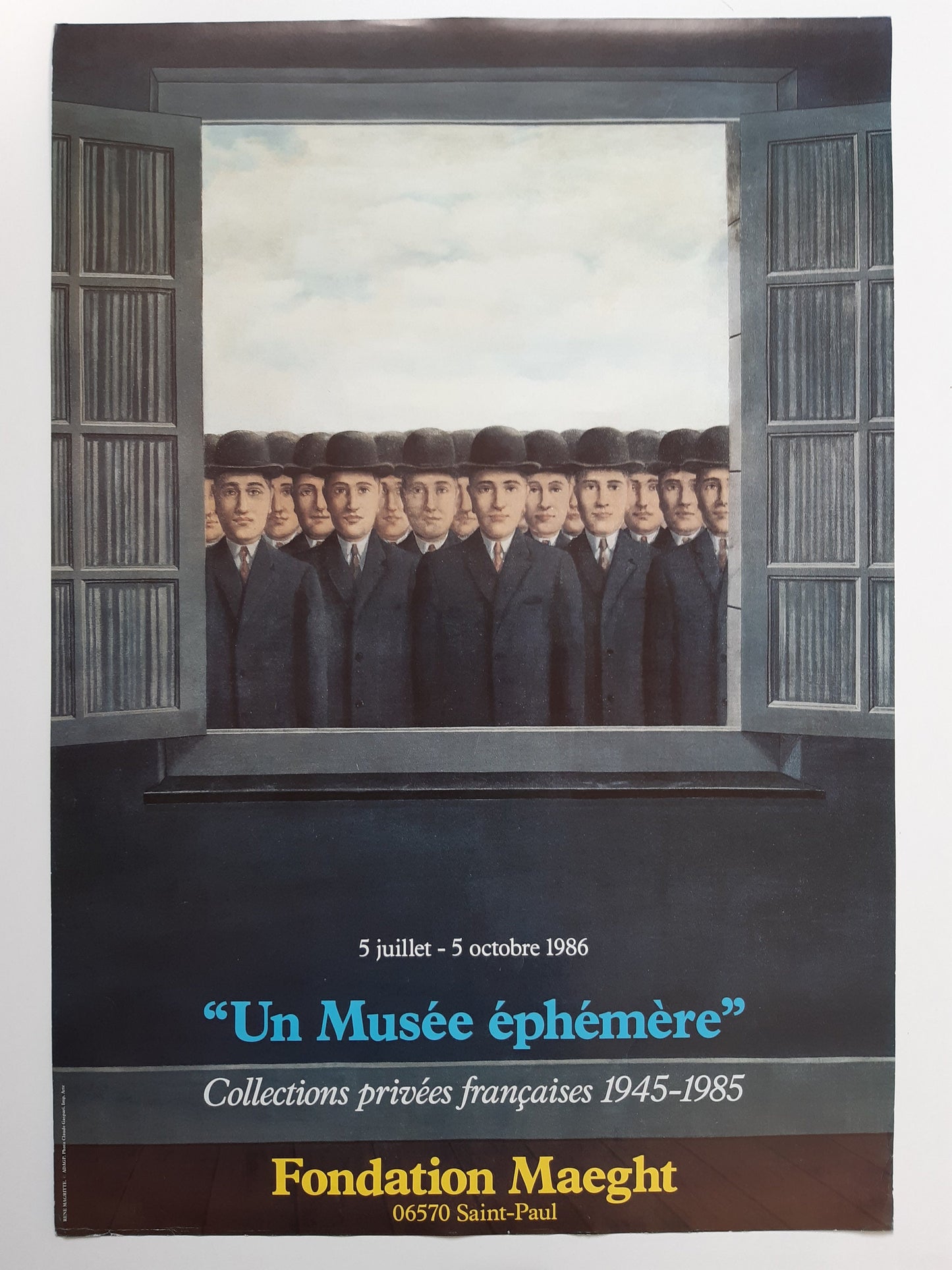Rene Magritte original art poster - 19.7"×28.3" (50×72cm)