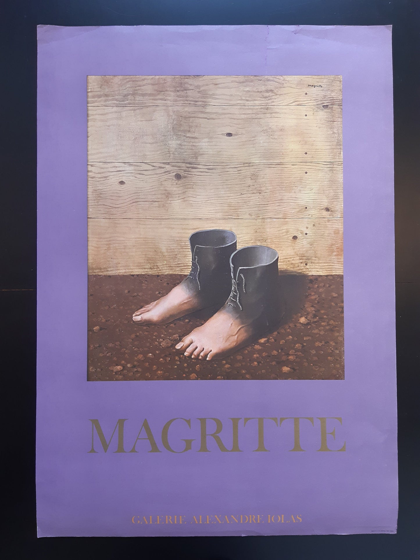 Rene Magritte original art poster - 27.6"×39.4" (70×100cm)