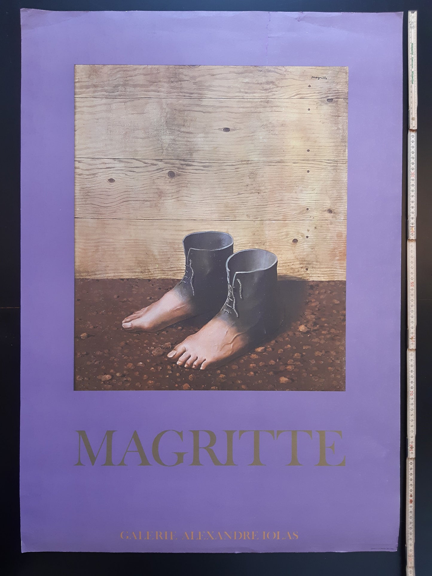 Rene Magritte original art poster - 27.6"×39.4" (70×100cm)