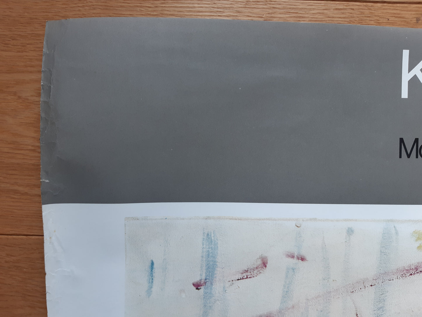 Max Gubler art exhibition poster - 35.4"×50.4" (90×128cm)