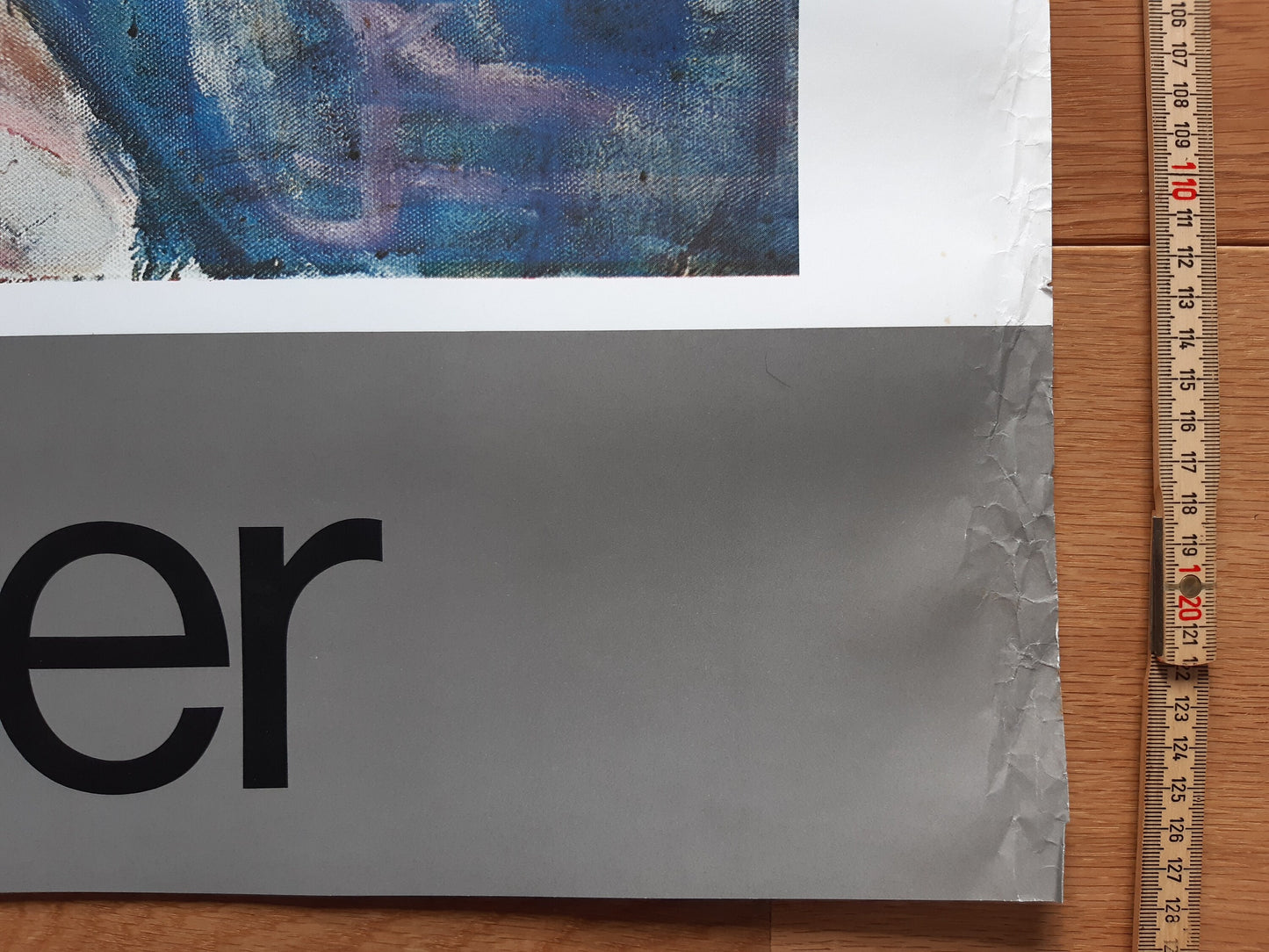 Max Gubler art exhibition poster - 35.4"×50.4" (90×128cm)