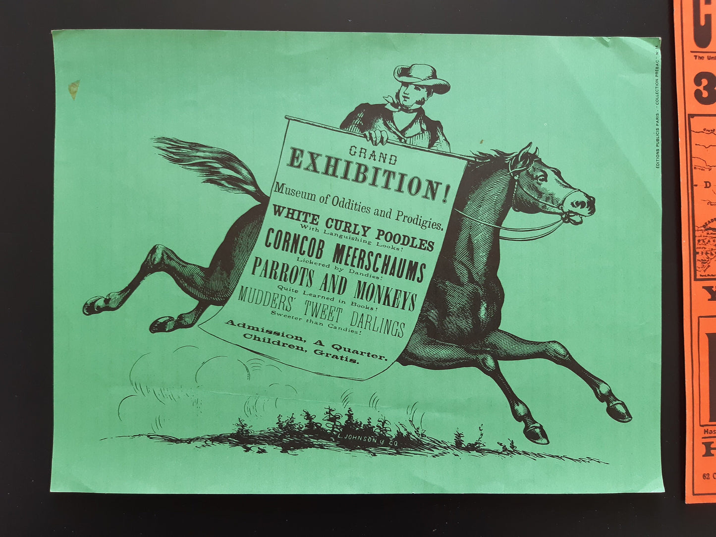 Set of eight vintage reprint US ad posters - 10.2"×15.0" (26×38cm)