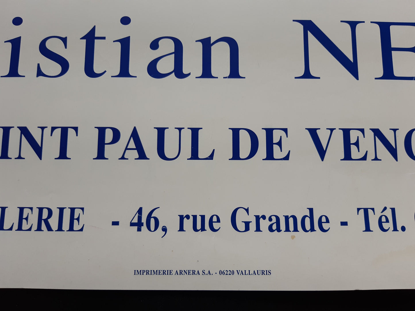 Christian Neel art exhibition poster - 19.7"×27.6" (50×70cm)