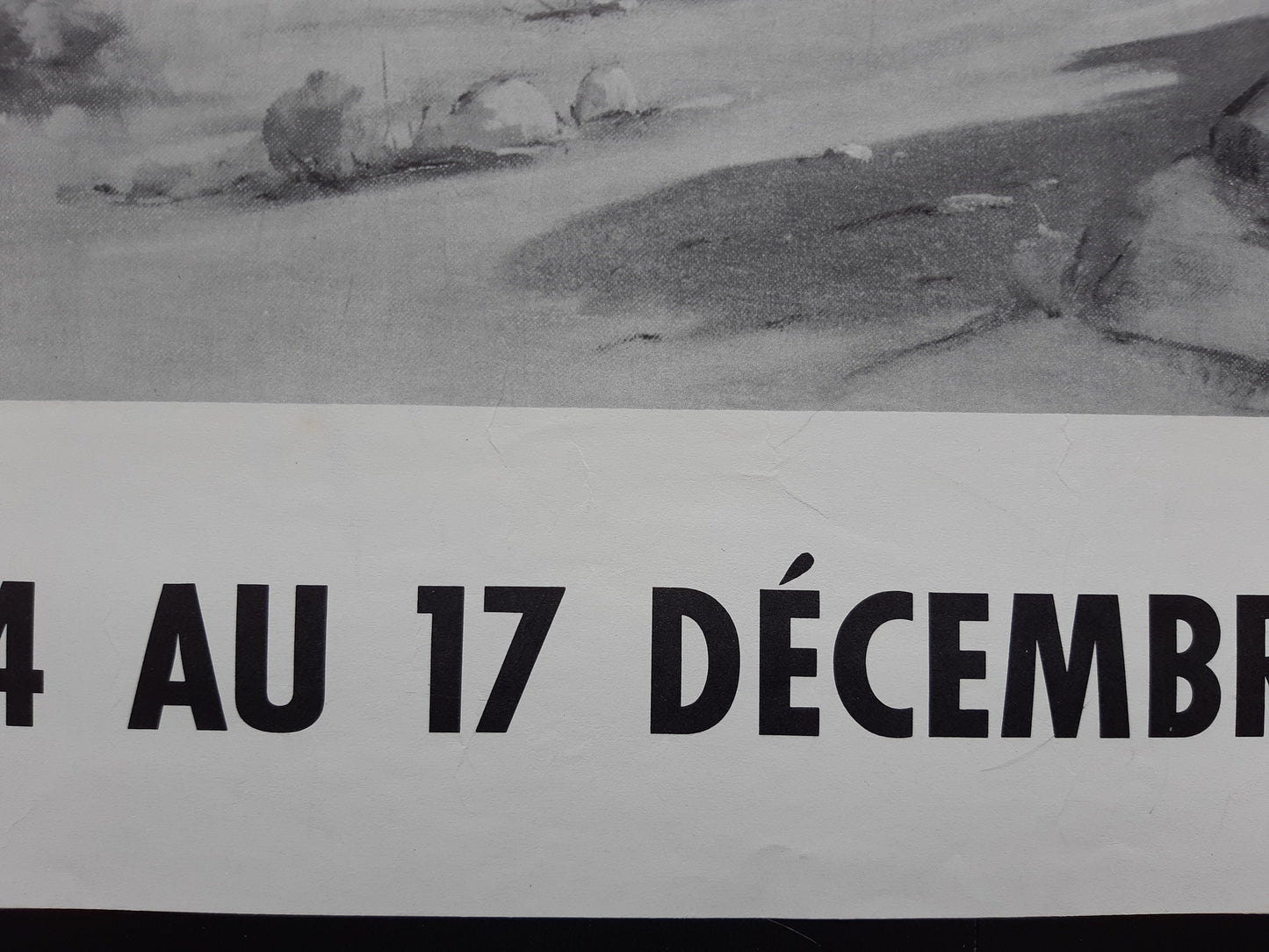 Eva Worcester vintage art exhibition poster