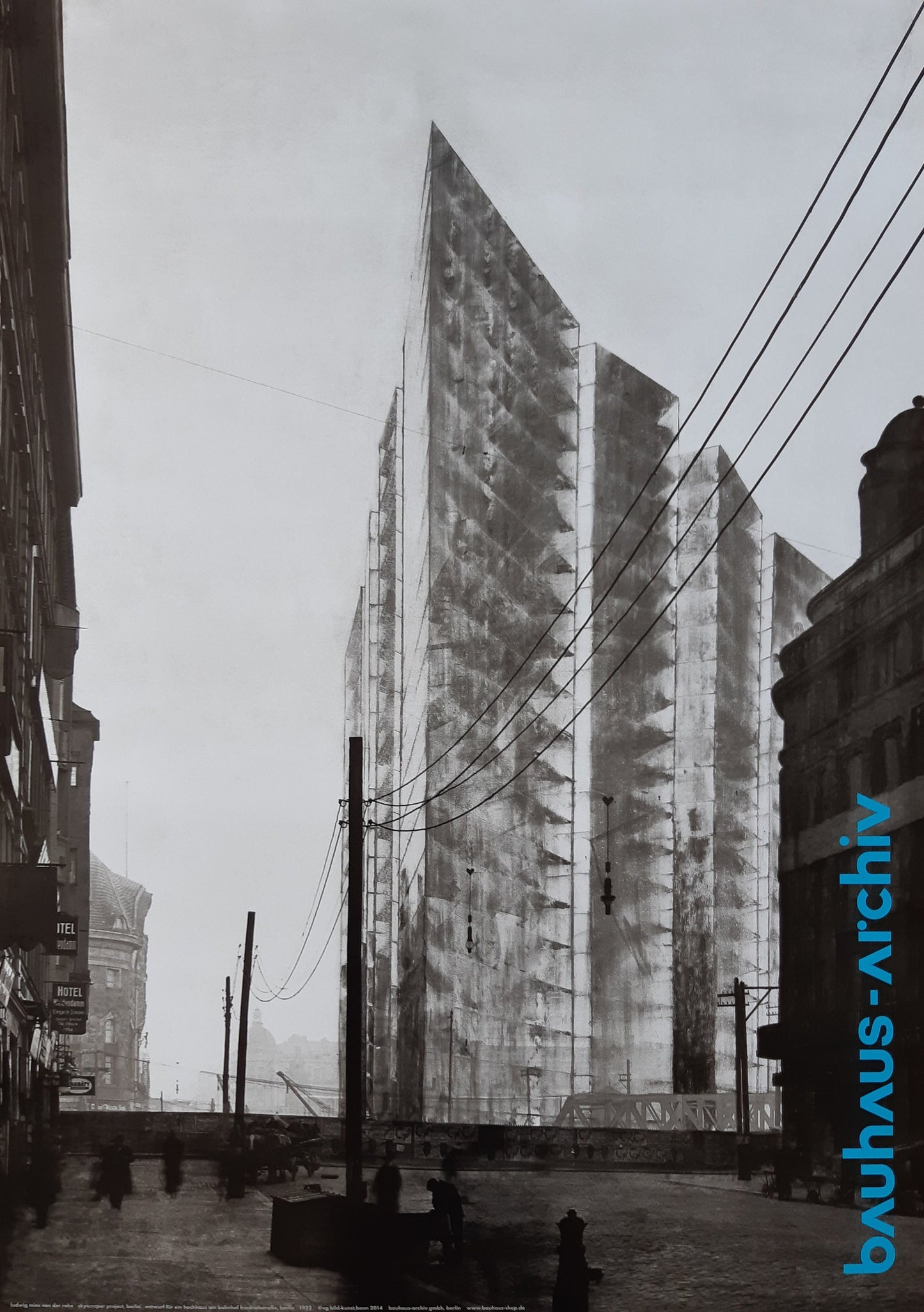 Ludwig Mies van der Rohe architecture poster - 23.4"×33.1" (59.5×84cm)