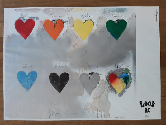 Jim Dine original art Poster - 24.8"×35.6" (63×90.5cm)